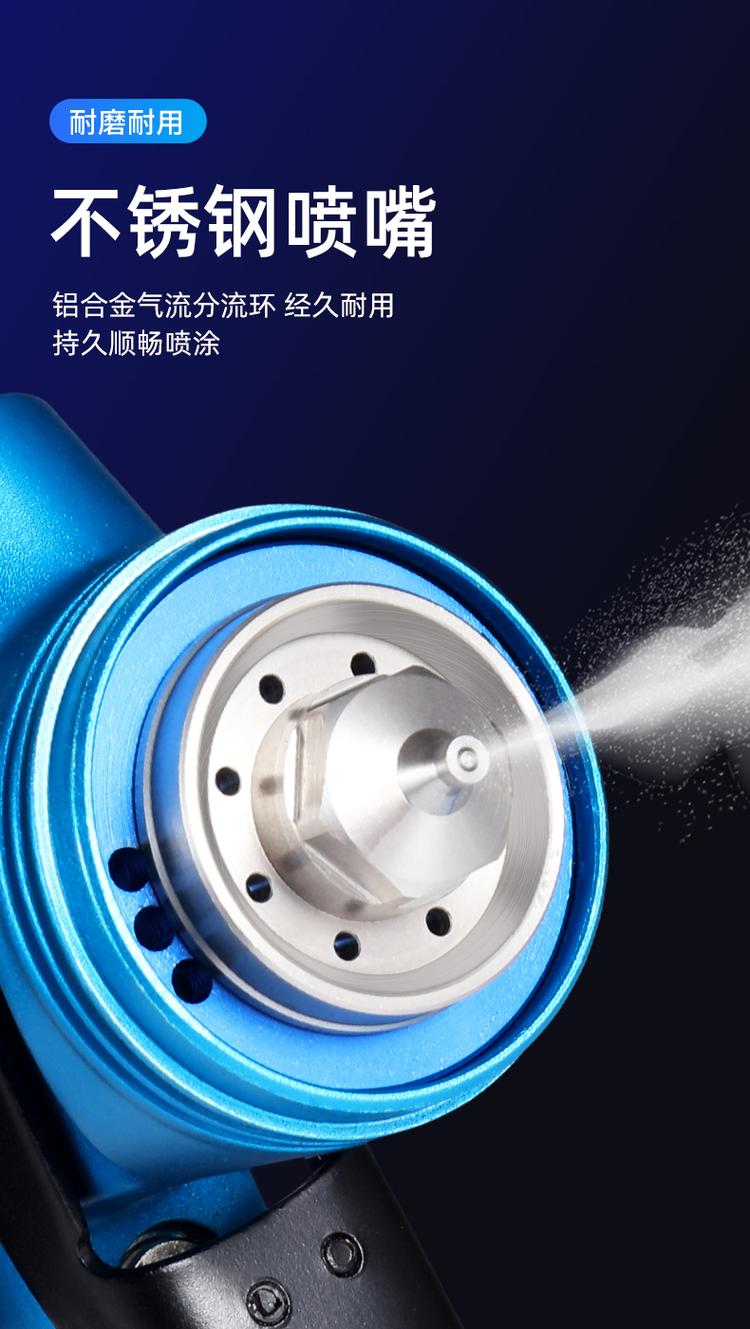 德國汽車噴漆槍 油漆噴涂工具 上下壺高霧化省漆鈑金噴槍